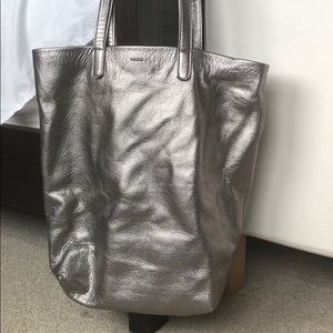 Baggu Silver Tote Bag